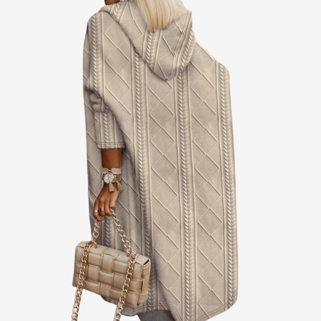 Gabrielle - Longue Cardigan Tricotée