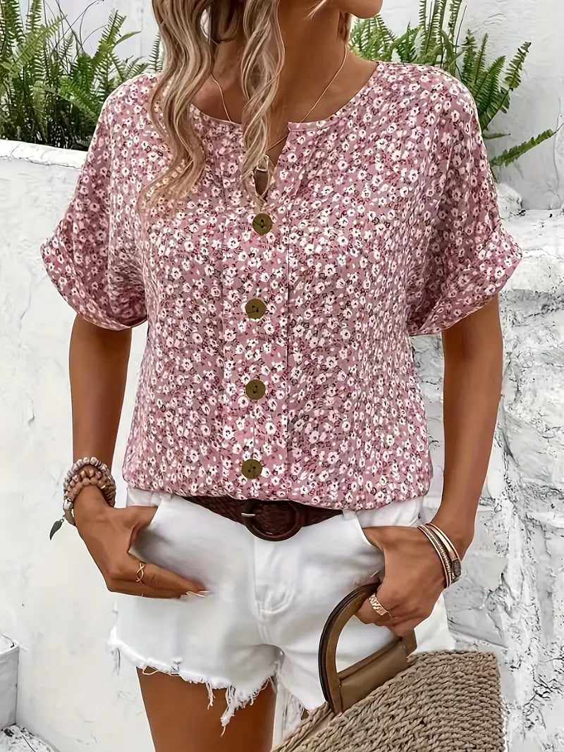 Brigitte | charmante blouse à fleurs