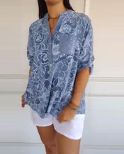 Sandra - Blouse à imprimé fleuri