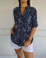 Sandra - Blouse à imprimé fleuri