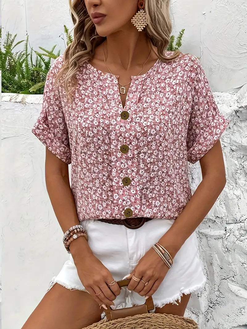 Brigitte | charmante blouse à fleurs