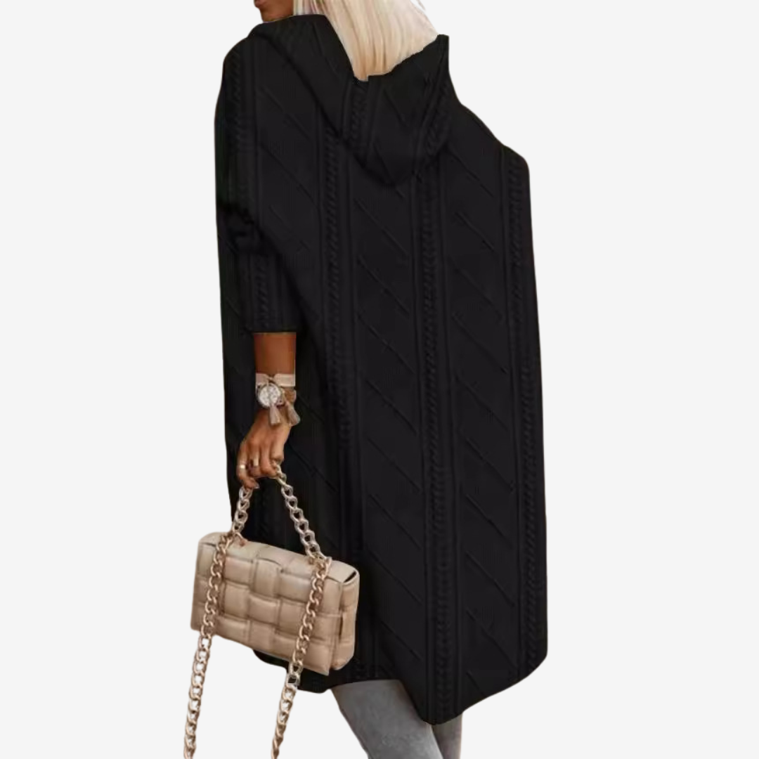 Gabrielle - Longue Cardigan Tricotée