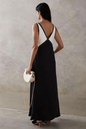 Élena | Élégante robe midi sans manches