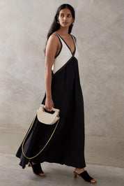 Élena | Élégante robe midi sans manches