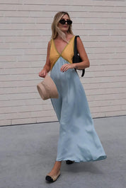 Élena | Élégante robe midi sans manches