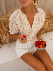 Alva - Blouse Fleurie Estivale