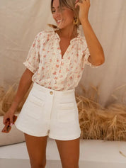 Alva - Blouse Fleurie Estivale