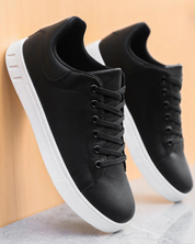 Guillaume - Baskets en Cuir Classiques Corrado