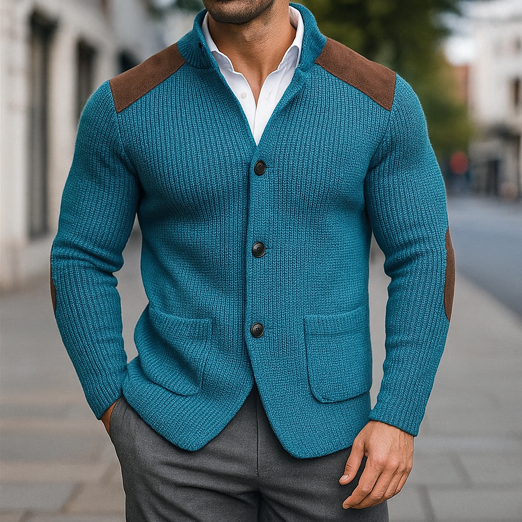 Lucien – cardigan de luxe texturé