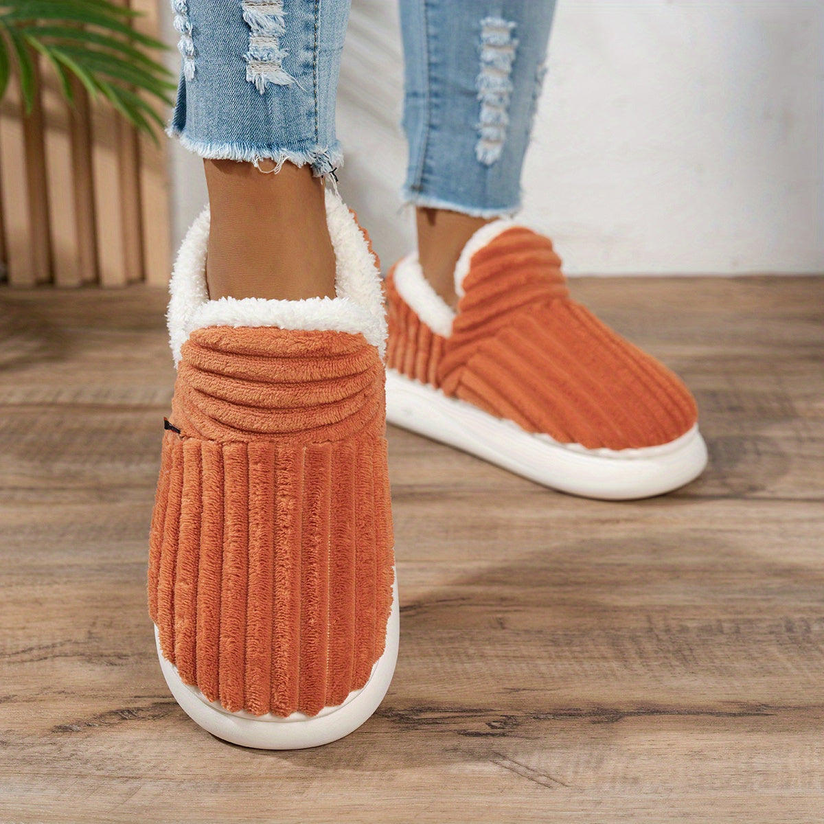 Camille - Chaussons en peluche CozyStep