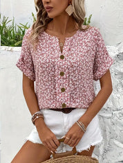 Brigitte | charmante blouse à fleurs
