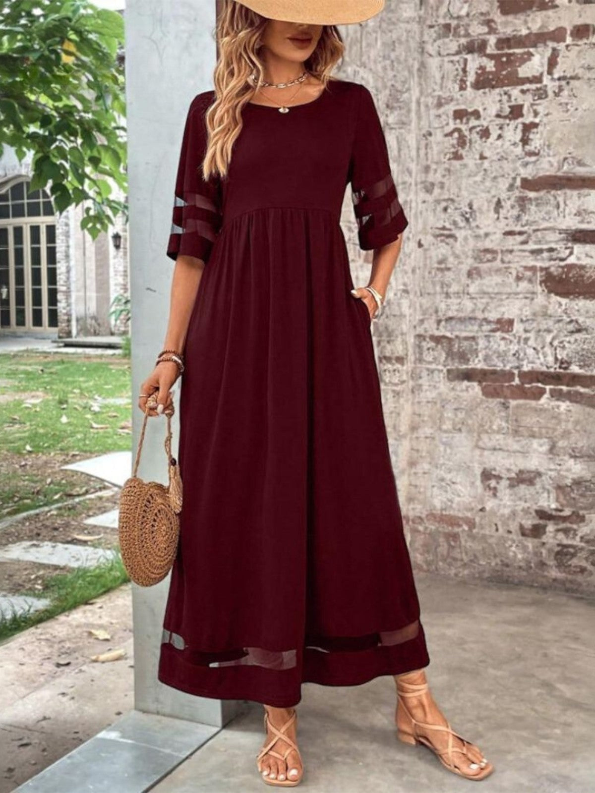 Esmee - Robe chic avec coupe flatteuse pour le ventre