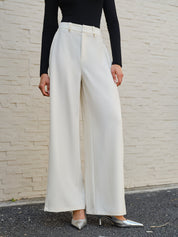 Zoé | Pantalon à la jambe large et au flair moderne