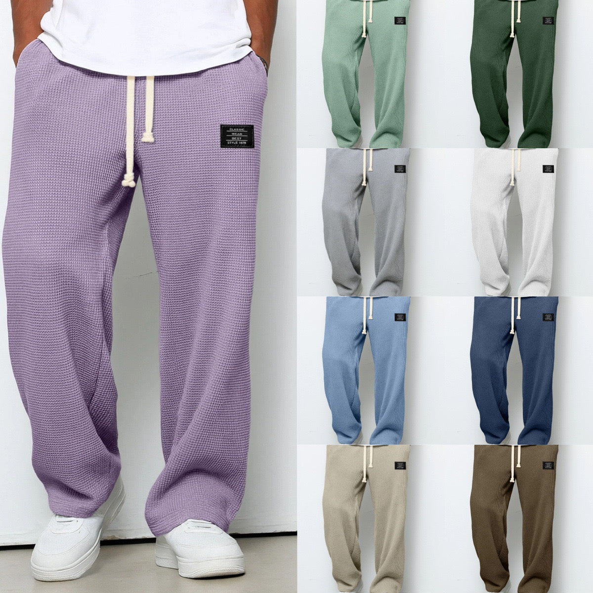 Samuel – Pantalon ample à taille réglable