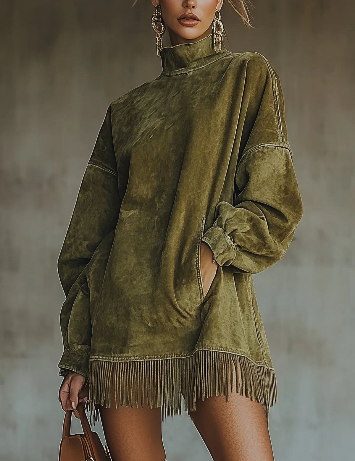 OliveFauxSuedeTurtleneckDressWithFringeHem.jpg