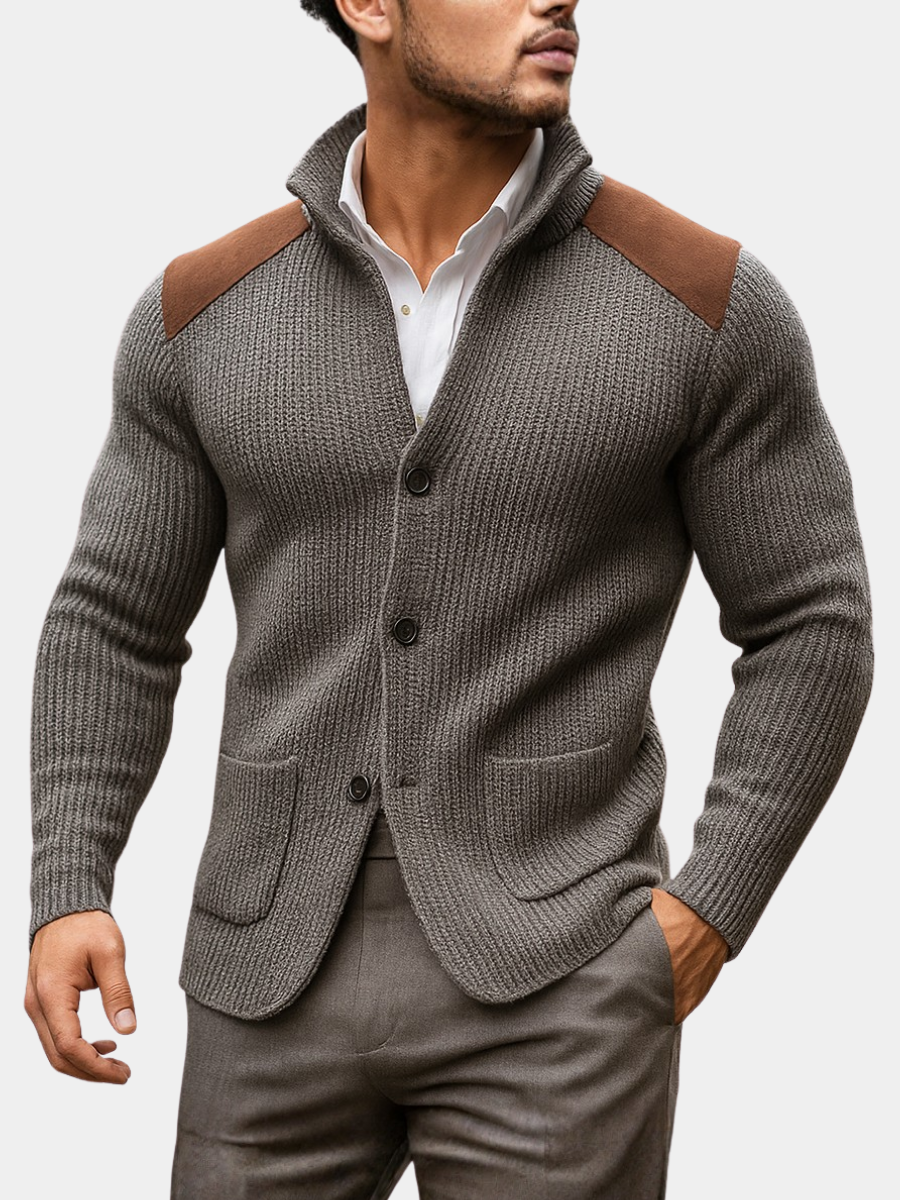 Lucien – cardigan de luxe texturé