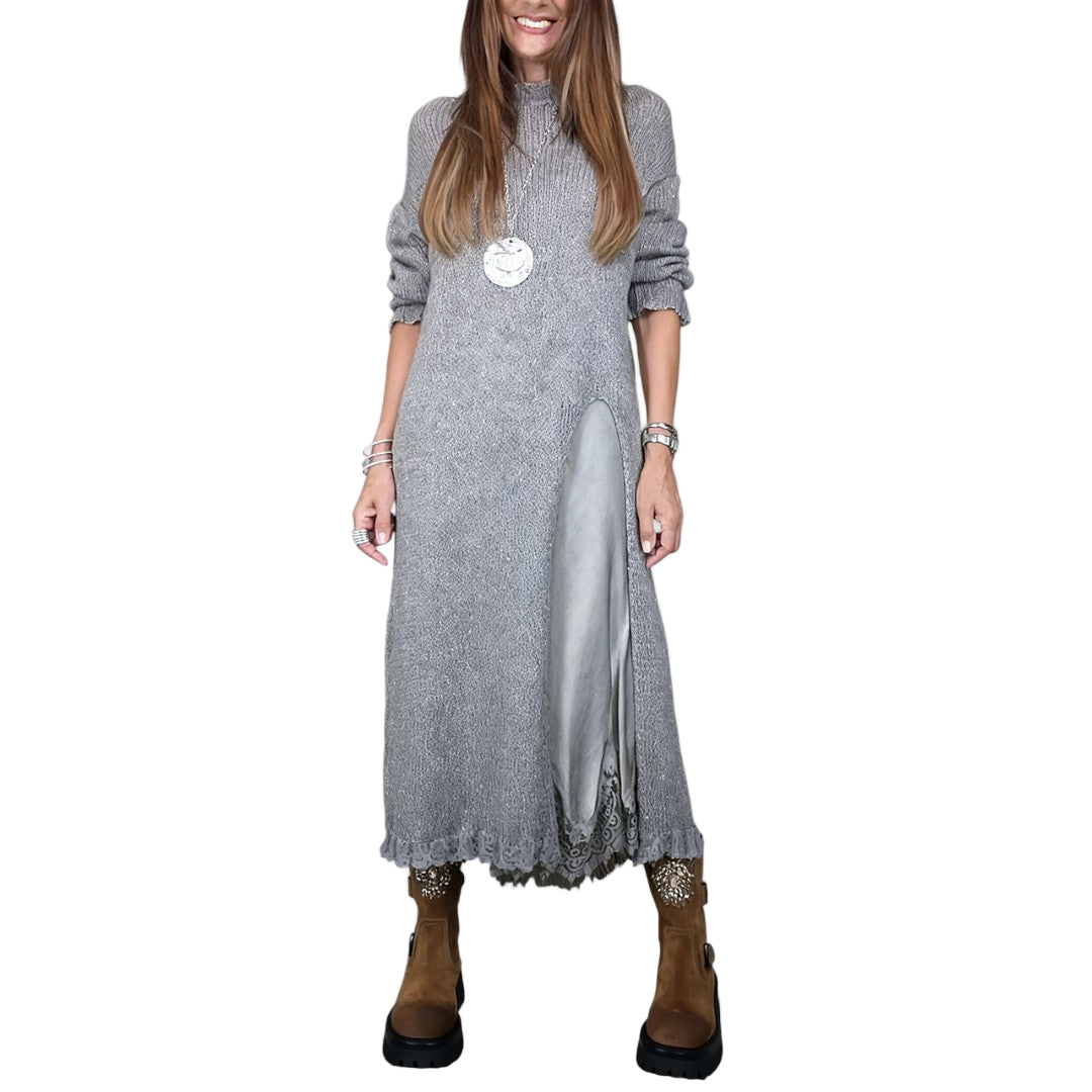 Solène – Ensemble robe pull élégant deux pièces