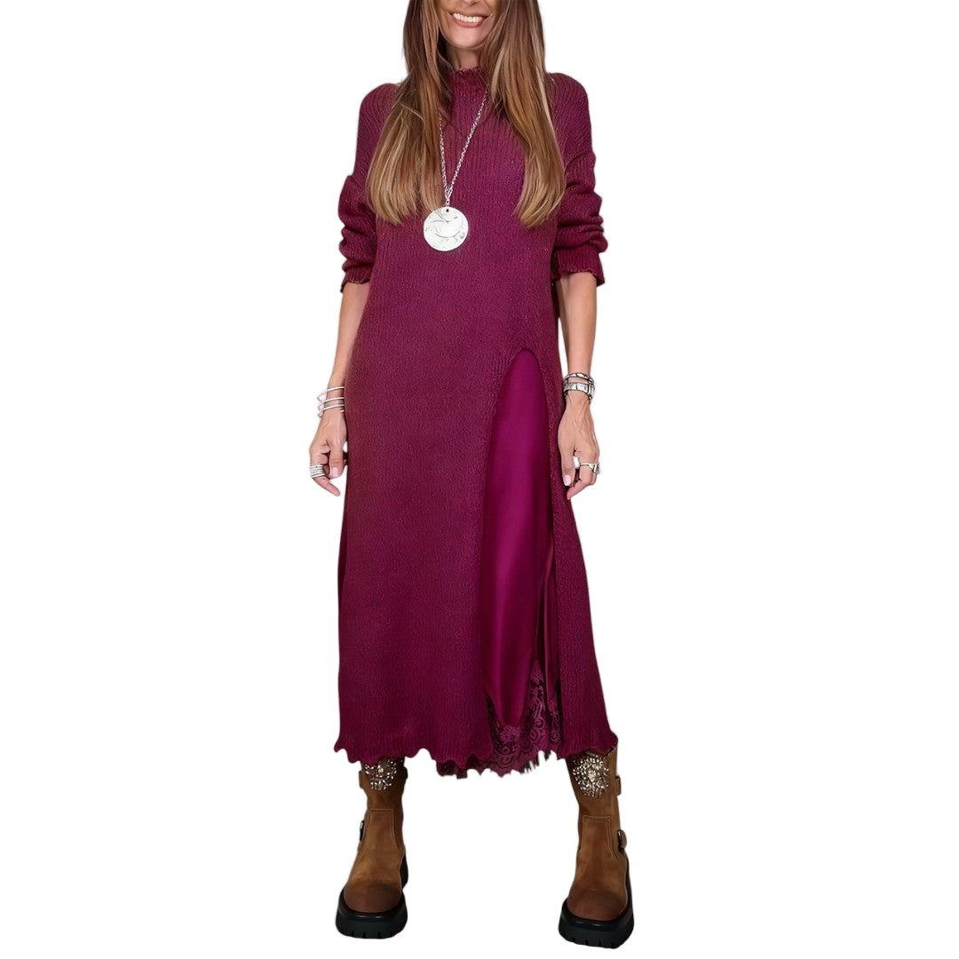 Solène – Ensemble robe pull élégant deux pièces