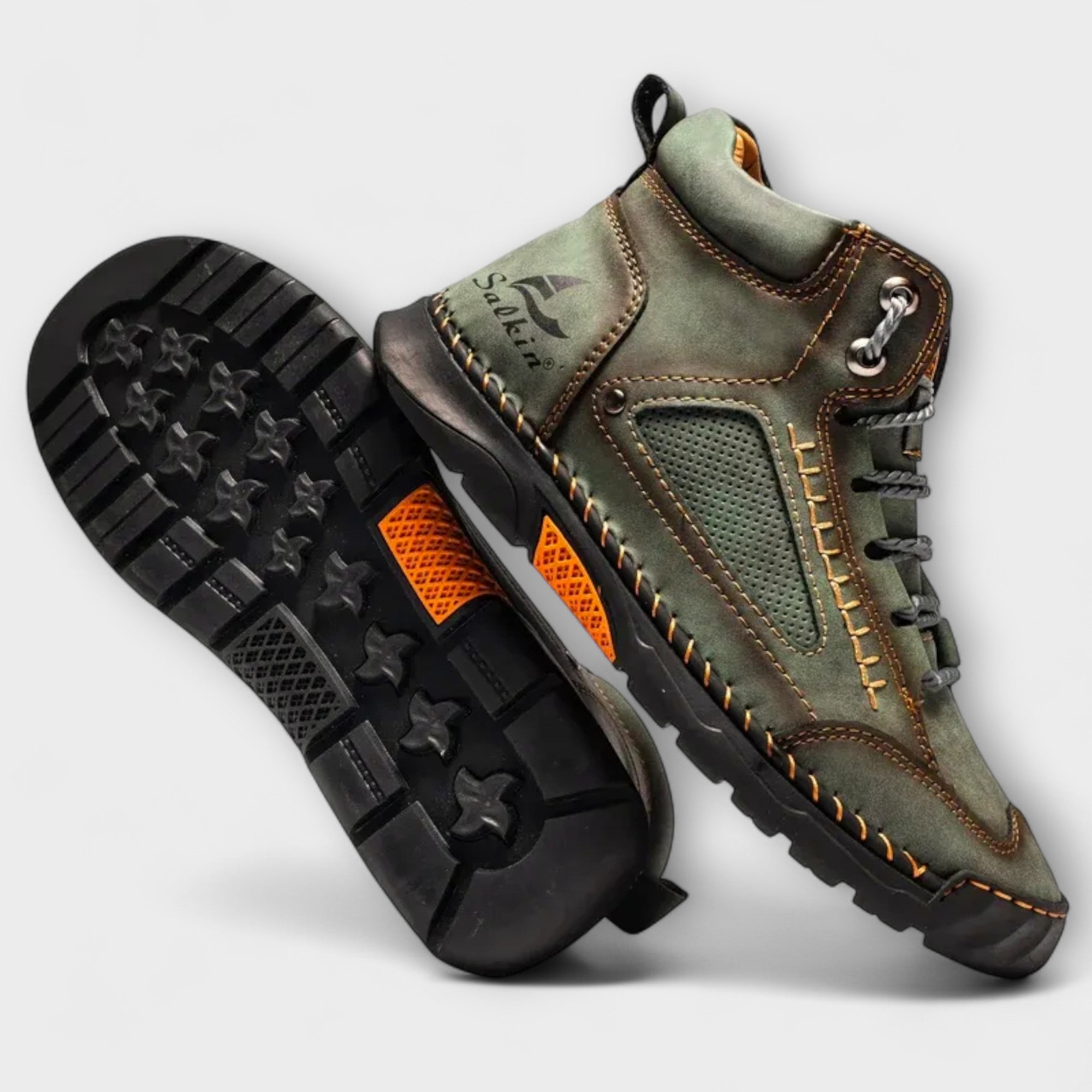 Bartosz | Wysokie skórzane buty