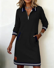 Chloé – Robe en coton à manches longues