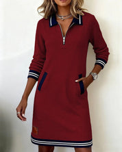 Chloé – Robe en coton à manches longues