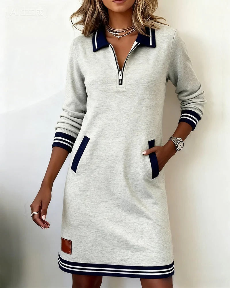 Chloé – Robe en coton à manches longues