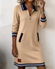 Chloé – Robe en coton à manches longues