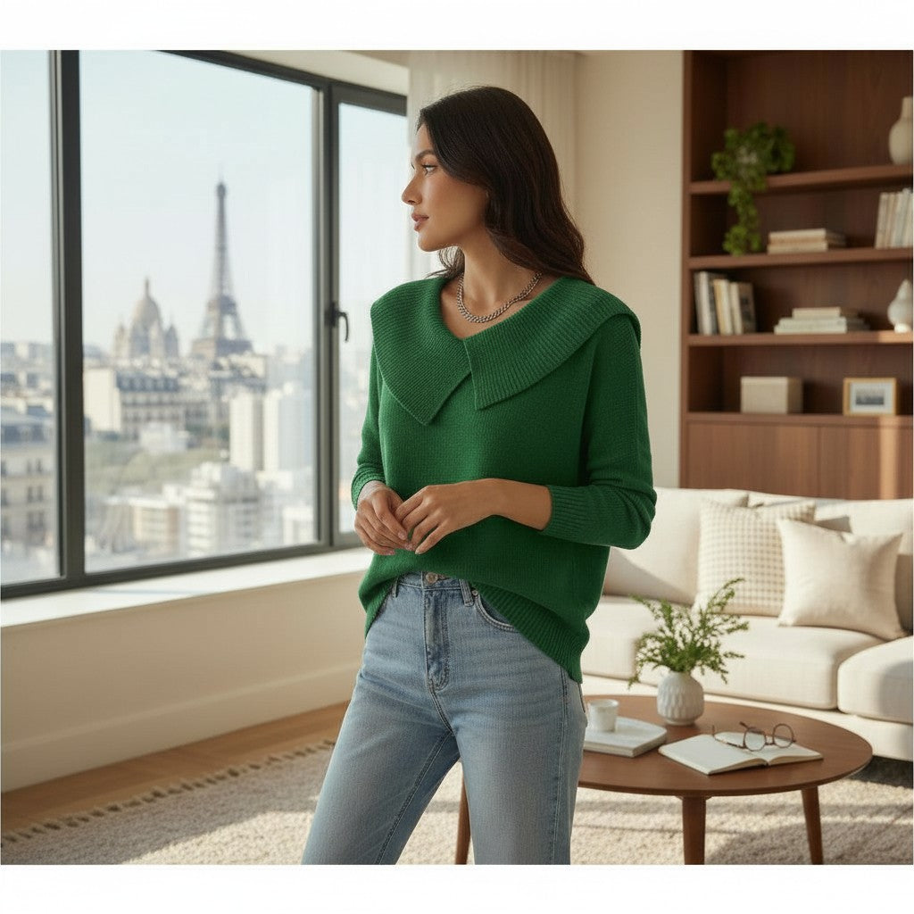 Léa – pull-over chaud et élégant